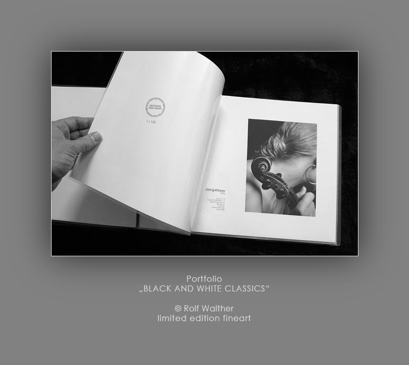 Portfolio Black and White Classics, Rolf Walther Fine Art Photography